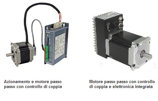 Motori passo stepper motor close loop controllo di coppia